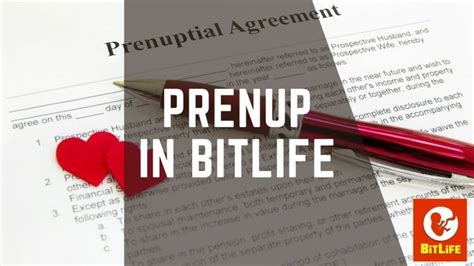 bitlife how to get a prenup