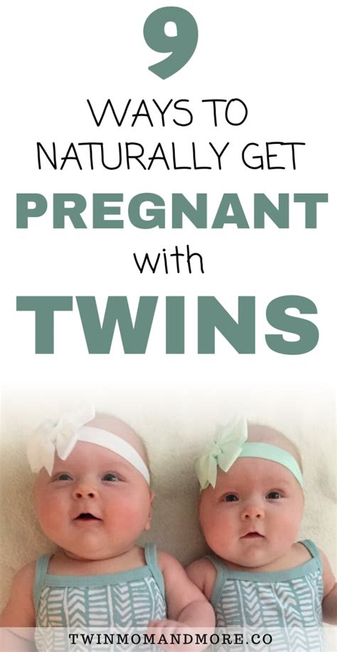 how to conceive naturally twins