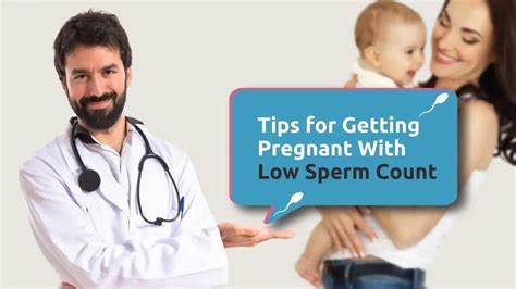 how to get my girl pregnant with low sperm count