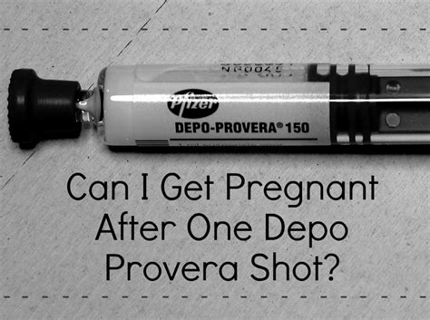 how to get pregnant fast while on depo shot