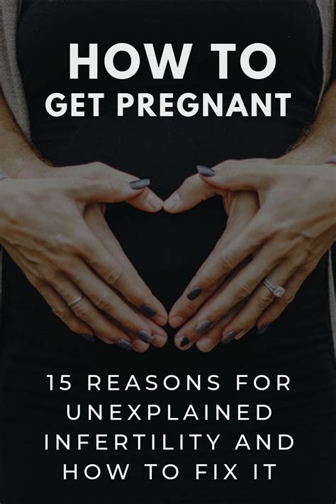 how to get pregnant naturally with unexplained infertility