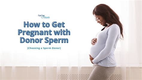 how to get pregnant using sperm donor