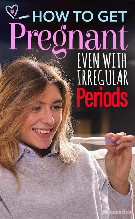 how to get pregnant with irregular periods fast