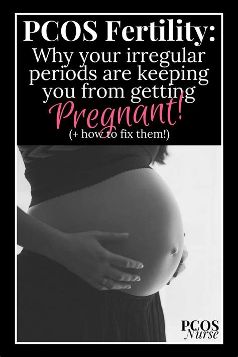 how to get pregnant with pcos and irregular periods