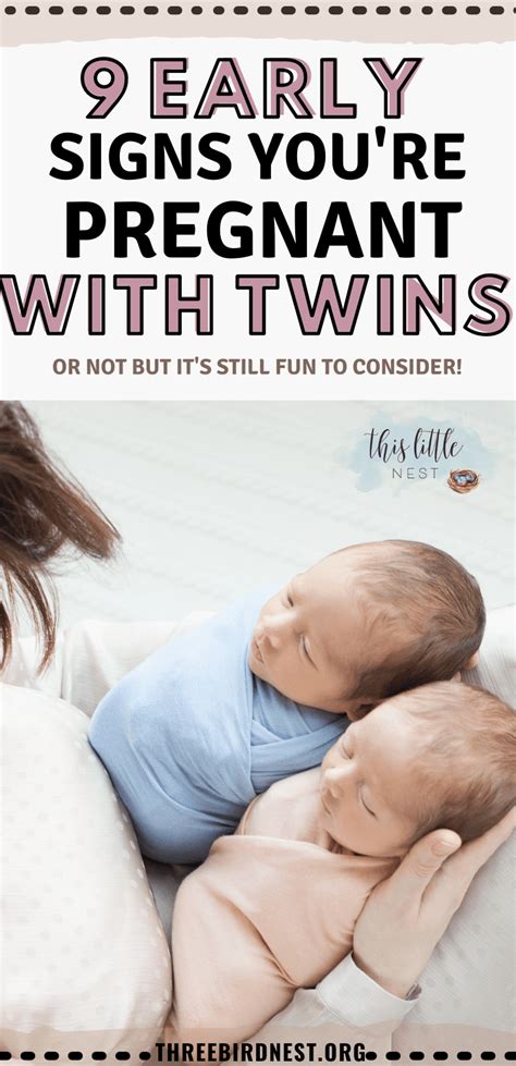 how to know if you are pregnant with twins at home
