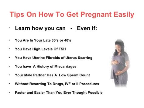 how to know if you get pregnant easily
